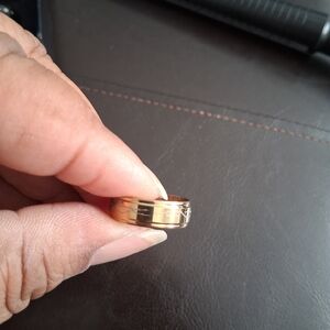 Gold Tone Band Ring